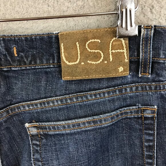 John Varvatos USA Men's Button Fly Straight Legs Jeans size 32 - Picture 4 of 12